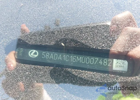 2021 Lexus Es 300H from USA, damaged, VIN 58ADA1C16MU007482